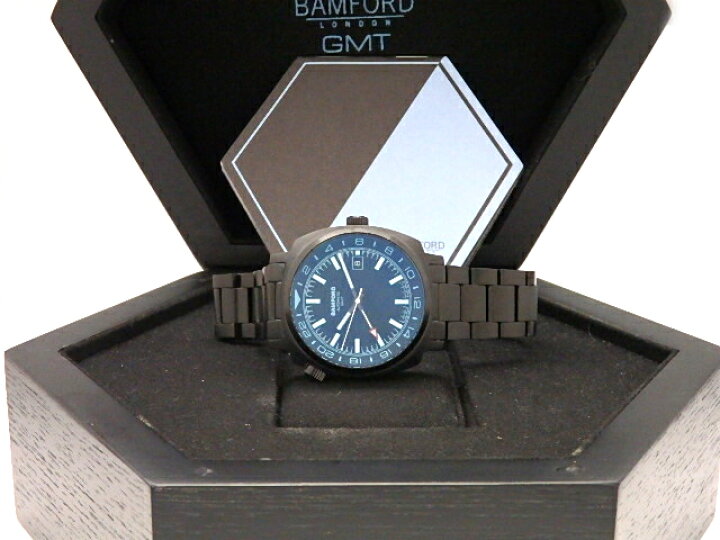 楽天市場】BAMFORD LONDON バンフォード GMT メンズ オートマ 黒文字盤 