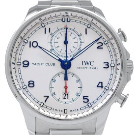 IWC　ポルトギーゼ　ヨットクラブ　クロノグラフ　IW390702　メンズ　オートマ　シルバー文字盤【中古】【DS KATOU】