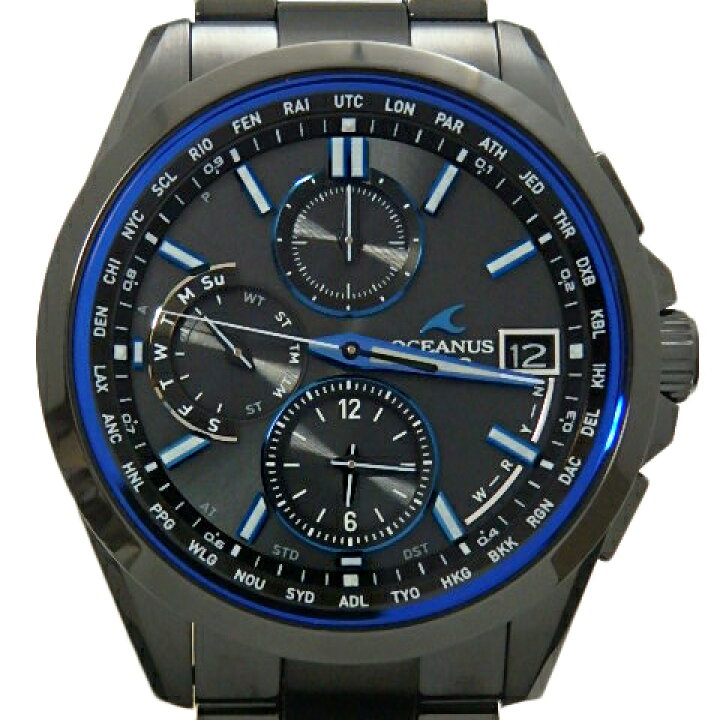 楽天市場】カシオ OCEANUS オシアナス ソーラー電波 OCW-T2600B-1AJF  