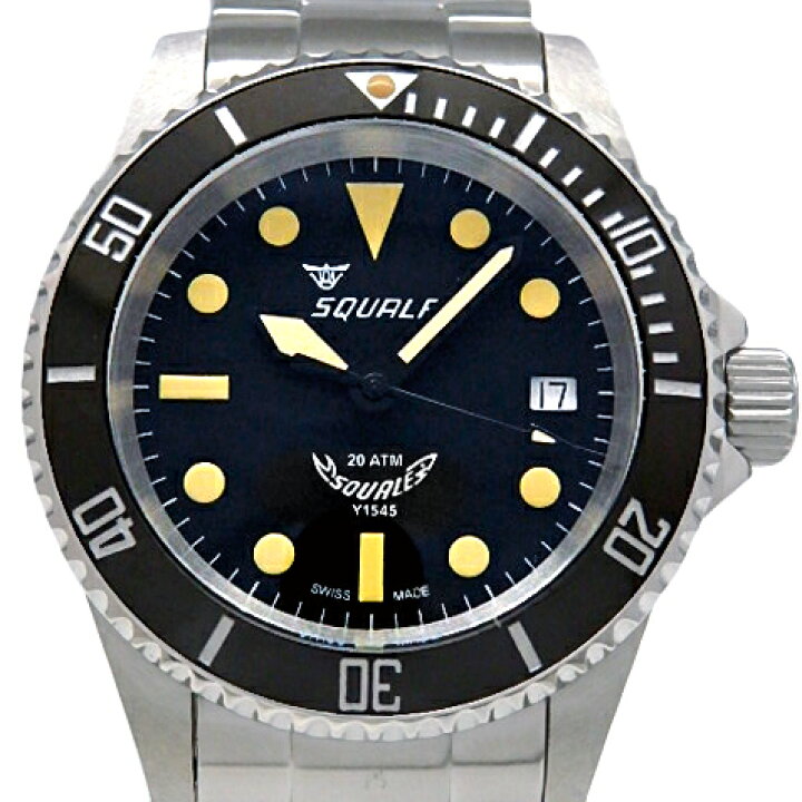 楽天市場】未使用品 Squale スクワーレ ダイバー Y1545 セラミック 