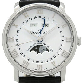 BLANCPAIN　ブランパン　ヴィルレ　コンプリートカレンダー　トリプルカレンダー　6654-1127-55B　メンズ　オートマ　白文字盤 【中古】【DS KATOU】