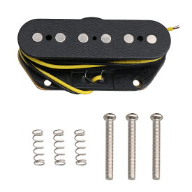 リア シングルコイル ピックアップ TLエレキギター用 プラスチック&セラミック磁石製 ブラック