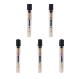 5枚セット オーボエリード ケース付き 交換 木管楽器アクセサリ ミディアム2.5 葦&コルク製 ウッド&ブルー