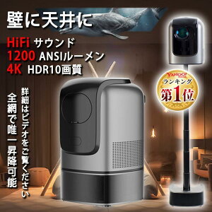 y2024Vi2Nۏ؁zvWFN^[ ƒp 4K 1200ANSI tH[JX V䓊e HIFIU ^ ~\ Netflix/YouTubeb 1080P z[VA^[ 5G wi-fi 6 ȒPݒ z[VA^[ q  RpNg