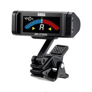KORG AW-LT100G CLIP-ON TUNER �R���O �M�^�[��p�N���b�v�`���[�i�[