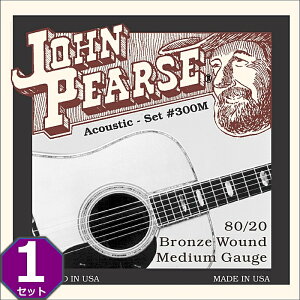 John Pearse #300M Medium 013-056 80/20 Bronze W sA[X ARM