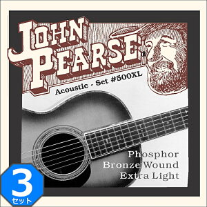 3Zbg John Pearse #500XL Extra Light 010-047 Phosphor Bronze W sA[X ARM