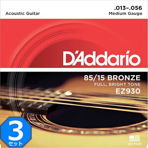3Zbg D'Addario EZ930 Medium 013-056 85/15 Bronze __I ARM
