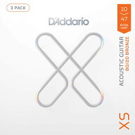 3セットパック D'Addario XSABR1047-3P Extra Light 010-047 80/20 Bronze ダダリオ コーティング弦 アコ…