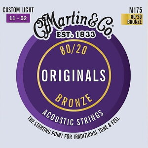 Martin Original M175 Custom Light 011-052 80/20 Bronze �}�[�`�� �A�R�M��