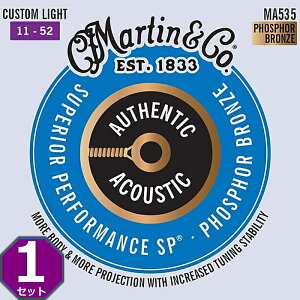 Martin MA535 Superior Performance Custom Light 011-052 Phosphor Bronze }[` ARM