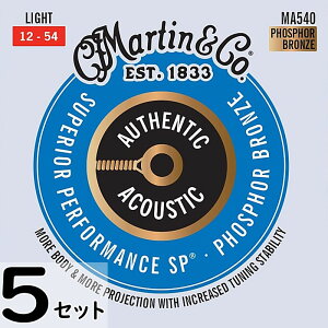 5�Z�b�g Martin MA540 Superior Performance Light 012-054 Phosphor Bronze �}�[�`�� �A�R�M��