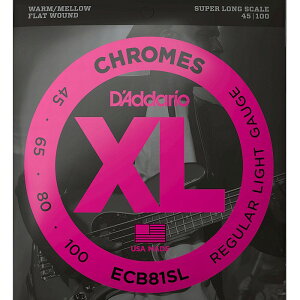 D'Addario ECB81SL Flat Wound 045-100 Super Long Scale __I tbgEh x[X