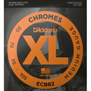 D'Addario ECB82 Flat Wound 050-105 Long Scale ダダリオ フラットワウンド ベース弦