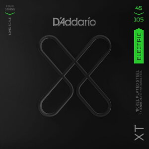 D'Addario XTB45105 XT Nickel 045-105 Long Scale �_�_���I �R�[�e�B���O�� �x�[�X��