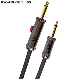 D'Addario PW-AGL-10 Circuit Breaker Cable 3m SS ダダリオ ラッチスイッチ ギターケーブル