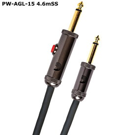 D'Addario PW-AGL-15 Circuit Breaker Cable 4.6m SS ダダリオ ラッチスイッチ ギターケーブル
