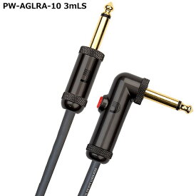 D'Addario PW-AGLRA-10 Circuit Breaker Cable 3m LS ダダリオ ラッチスイッチ ギターケーブル