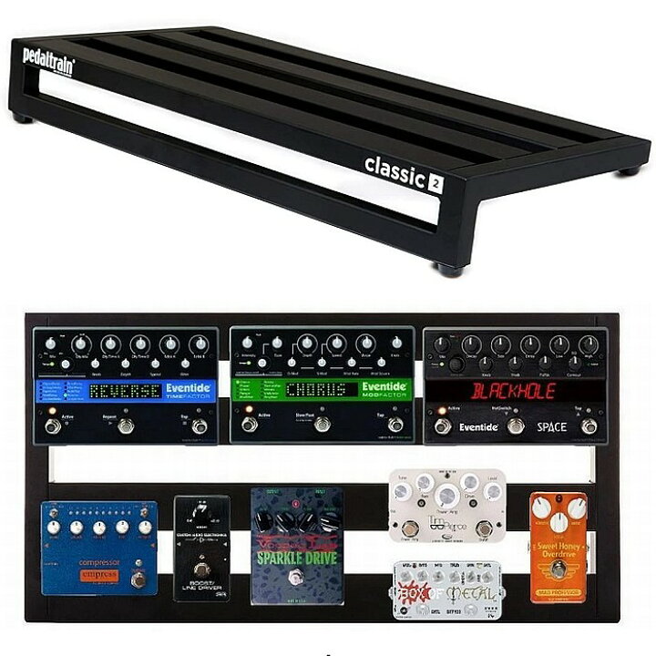 楽天市場】Pedaltrain PT-CL2-SC エフェクターボード＆ケース Classic 