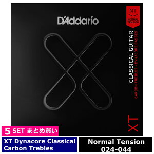 5�Z�b�g D'Addario XTC45FF Classical Dynacore Carbon Normal Tension �_�_���I �R�[�e�B���O�� �N���V�b�N��