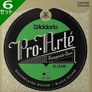6Zbg D'Addario EJ25B Pro Arte Black Nylon Composite Flamenco __I NVbN