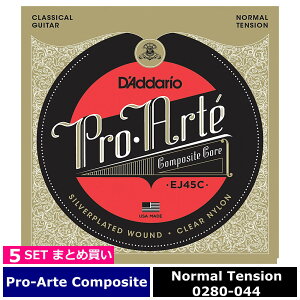 5�Z�b�g D'Addario EJ45C Pro-Arte Composite Normal �_�_���I �N���V�b�N��