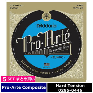 5�Z�b�g D'Addario EJ46C Pro-Arte Composite Hard �_�_���I �N���V�b�N��