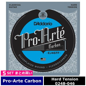 5�Z�b�g D'Addario EJ46FF Pro-Arte Carbon Dynacore Basses Hard �_�_���I �N���V�b�N��