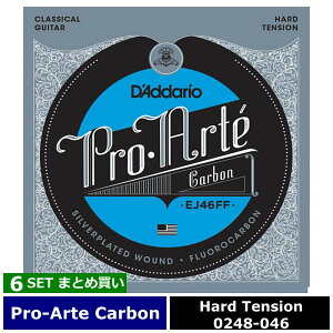 6�Z�b�g D'Addario EJ46FF Pro-Arte Carbon Dynacore Basses Hard �_�_���I �N���V�b�N��
