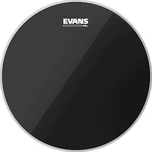 EVANS Black Chrome Drumhead 2-ply �G���@���X �h�����w�b�h 06/8/10/12/13/14/15/16/18