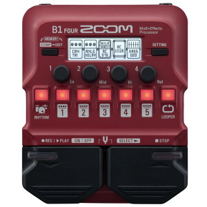 Zoom B1 FOUR Bass Multi-Effects Processor Y[ x[Xp}`GtFN^[