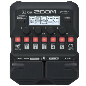Zoom G1 FOUR Guitar Multi Effects Processor Y[ }`GtFN^[