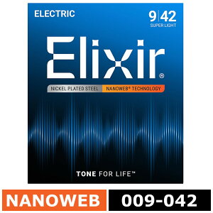 Elixir Nanoweb #12002 Super Light 009-042 GNT[ R[eBO GLM^[