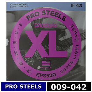 D'Addario EPS520 Pro Steels 009-042 __I GLM^[