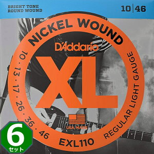 6Zbg D'Addario EXL110 Nickel Wound 010-046 __I GLM^[