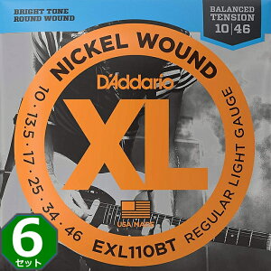 6Zbg D'Addario EXL110BT Balanced Tension Nickel Wound 010-046 __I GLM^[