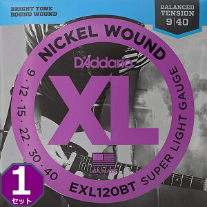 D'Addario EXL120BT Balanced Tension Nickel Wound 009-040 ダダリオ エレキギター弦