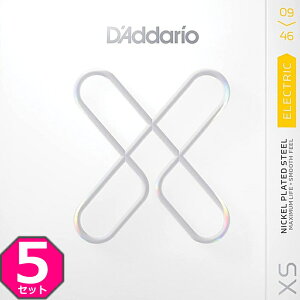 5セット D'Addario XSE0946 XS Nickel 009-046 ダダリオ コーティング弦 エレキギター弦