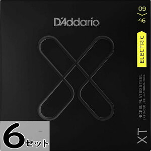 6�Z�b�g D'Addario XTE0946 XT Nickel 009-046 �_�_���I �R�[�e�B���O�� �G���L�M�^�[��