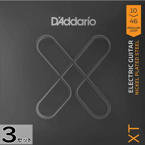 3�Z�b�g D'Addario XTE1046 XT Nickel 010-046 �_�_���I �R�[�e�B���O�� �G���L�M�^�[��