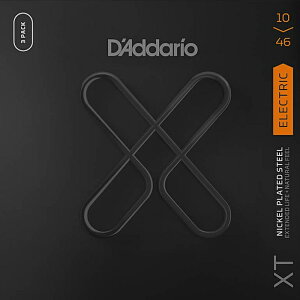 3�Z�b�g�p�b�N D'Addario XTE1046-3P XT Nickel 010-046 �_�_���I �R�[�e�B���O�� �G���L�M�^�[��