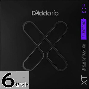 6�Z�b�g D'Addario XTE1149 XT Nickel 011-049 �_�_���I �R�[�e�B���O�� �G���L�M�^�[��
