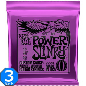 3Zbg ERNIE BALL #2220 Power Slinky 011-048 A[j[{[ GLM^[
