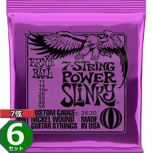 6Zbg 7p ERNIE BALL #2620 Power Slinky 011-058 A[j[{[ GLM^[