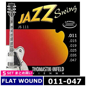 5Zbg Thomastik-Infeld JS111 JAZZ SWING Flat Wound 011-047 g}XeBbNCtFg tbgEh GL