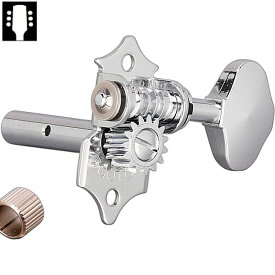 Gotoh SEP770-C L3R3 ゴトー ギターペグ スロッテッドヘッド用 3対3 クローム(ボタンオプション対応）