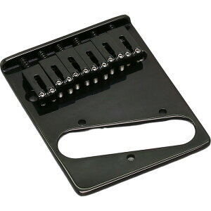 Gotoh GTC202-B Telecaster Bridge ゴトー テレキャスターブリッジ スチールサドル ブラック