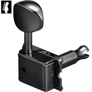 Gotoh SD91 Black L6 ゴトー ギターペグ スタンダードポスト ブラック 6連(ペグボタンオプション対応)