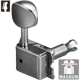 Gotoh SD91 MG Cosmo Black L6 ゴトー ギターペグ マグナムロック コスモブラック 6連（ペグボタンオプション対応）