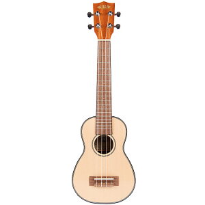 KALA Solid Spruce Mahogany Long Neck Soprano Ukulele KA-SSLNG J \vmEN OlbN